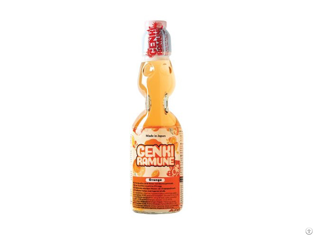 Genki Ramune Orange Soda