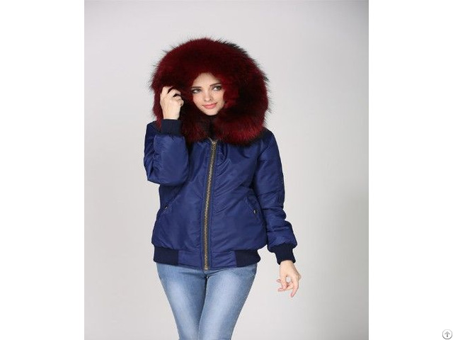 Hot Sale Women Fitted Outwear Fashion Faux Fur Bomber Jacket Wholesale Unisex