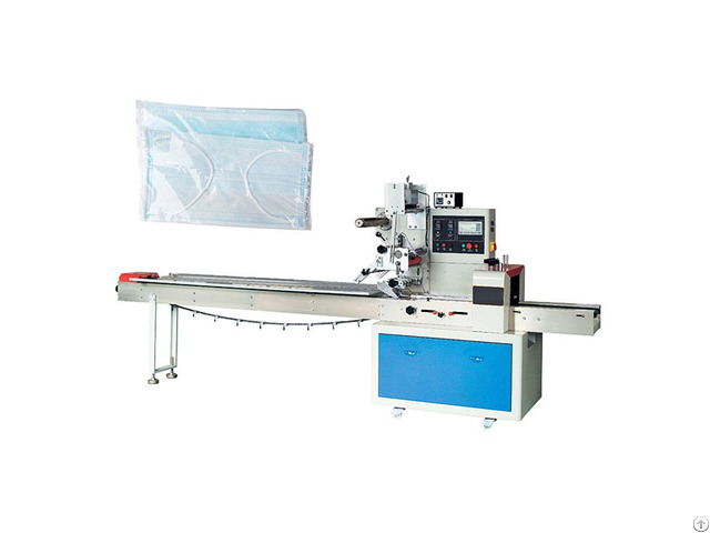 Horizontal Flowpack Disposable Gloves Face Mask Packing Machine