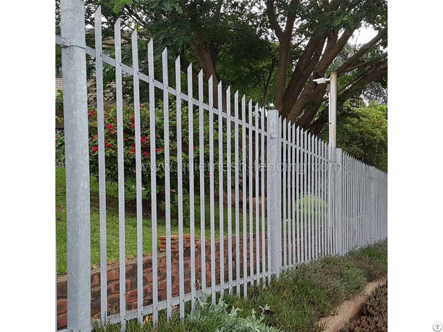 Galvanized Palisade Security Fence