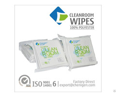 100% Polyester Lint Free Wipers Cleanroom Wipes