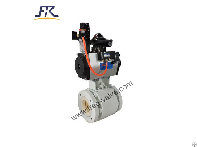 Ceramic Ball Valve For Pneumatic Conveying Lithium Powder