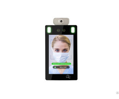 Outdoor 60 Degrees Ai Fingerprint Face Recognition Body Temperature Scanning Measurement Device