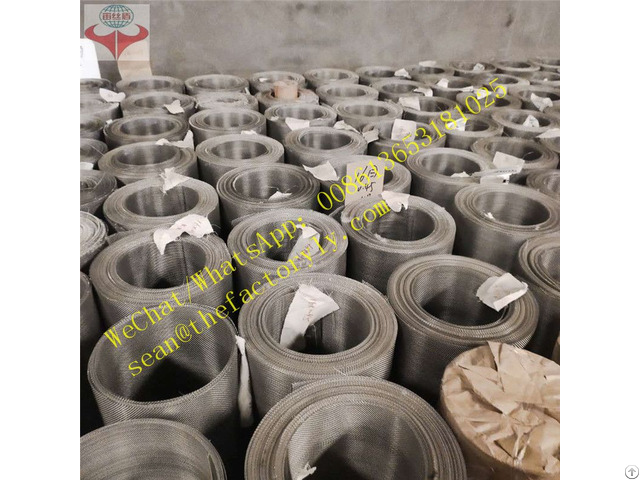 Ss304 316 Stainless Steel Wire Screen 10 To 500 3500 Mesh