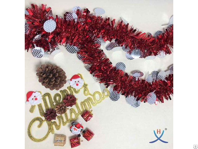 Hexing Best Selling Christmas Gingham Tinsel Great For Party