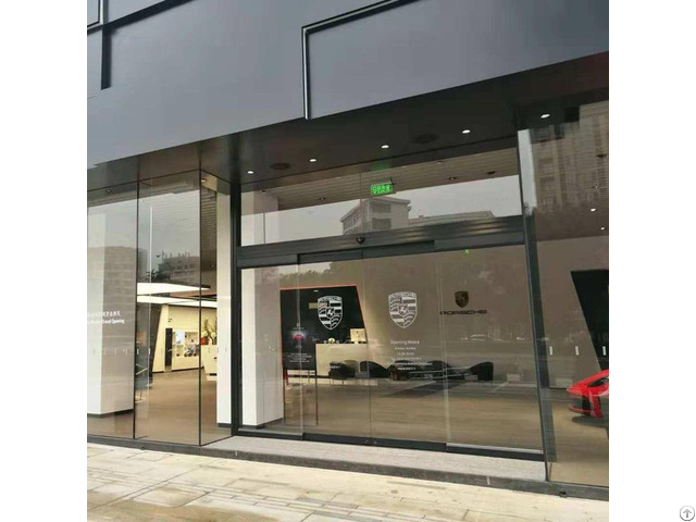 All Glass Panic Breakout Automatic Sliding Door