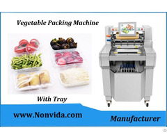 Food Tray Packing Machine For Meat Vegetable Fruits