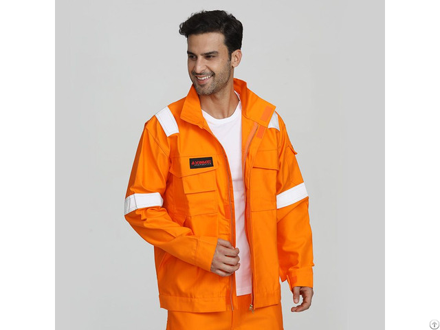 Supply Anti Flame Reflective Safety Work Jacket