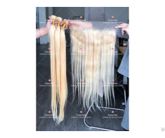 Blonde 613 Hair Bundles With Frontal In Bulk