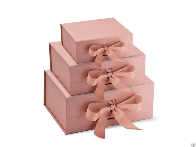 Pink Paper Gift Box