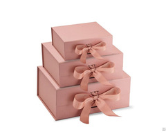 Pink Paper Gift Box