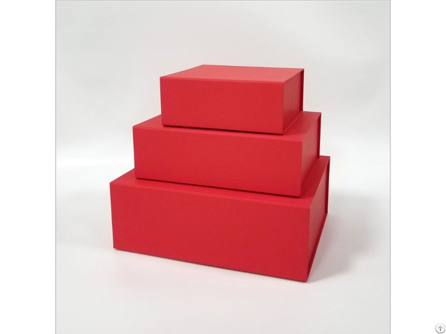 Red Gift Boxes With Magnetic Lid