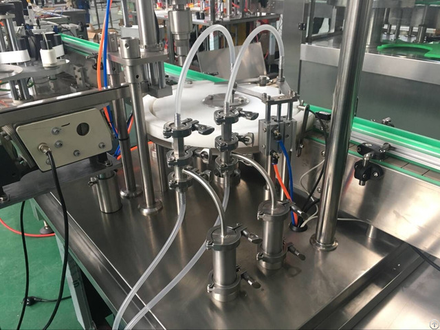 Automatic Small Bottle Liquid Piston Pump Type Filling Machine
