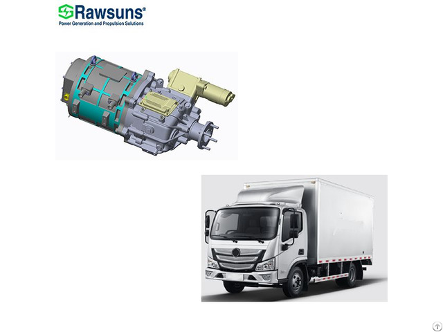 110kw Electric Motor With 2 Amt Transmission Ev Conversion Kit For 4 5t Pure Electrical Truck