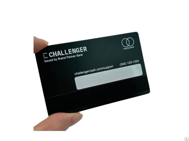 Stainless Steel Metal Business Card With Cut Out Logo