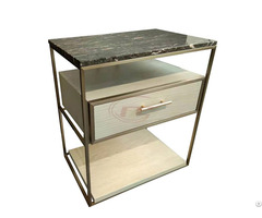 Hotel Nightstand With 1pc Drawer And Stone Top