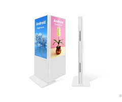 43 49 55 Inch Standing Dual Screen Display Digital Signage