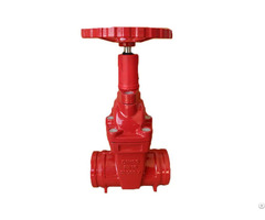 Cast Iron Pressure Groove End Gate Valve