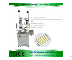 Fully Automatic Double Ends Single Wire Terminal Crimping Machine