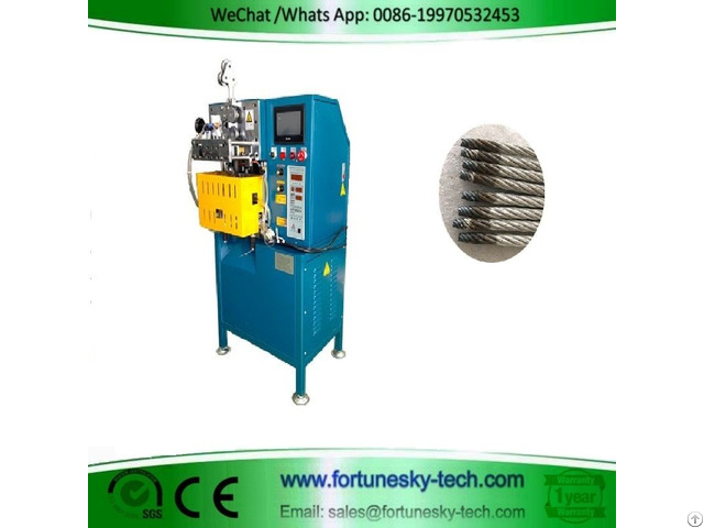 Automatic Galvanised Wire Rope Cutter Sealer