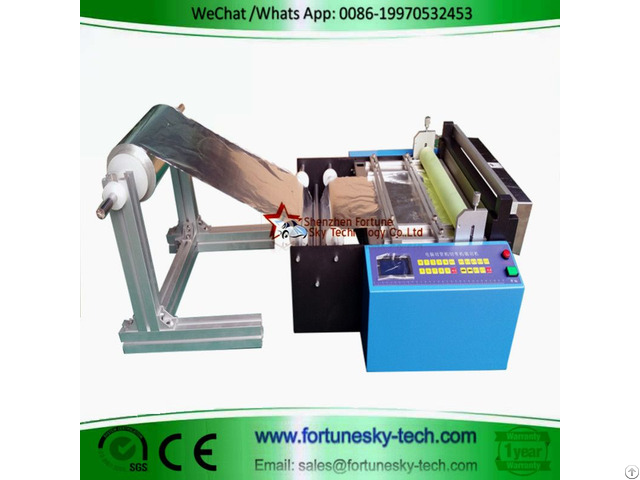 Automatic Roll To Sheet Cutting Machine For Alu Foil