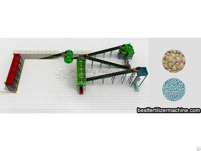 Roller Press Granulator Npk Fertilizer Production Line