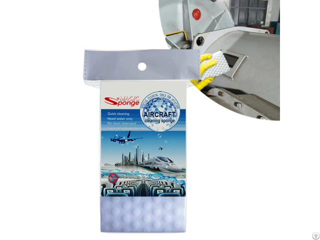 Airplanes Dirt And Grime Clean Melamine Sponge Wholeale Aircraft Cabin Cleaning Product