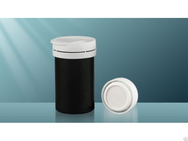 Glucose Test Strip Container With Desiccant Cap