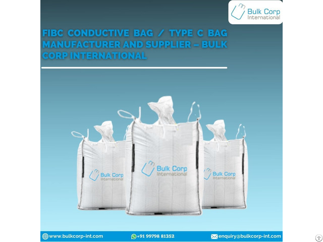 Fibc Conductive Type C Bag Manufacturer And Supplier Bulk Corp International