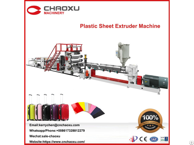 Mono Screw Abs Plastic Sheet Extrusion Machine Yx 21a China