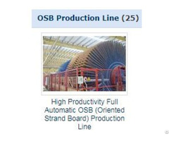 Osb Production Line