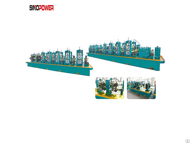 Square Rectangle Carbon Steel Pipe Mill Weld Making Machine Production Line