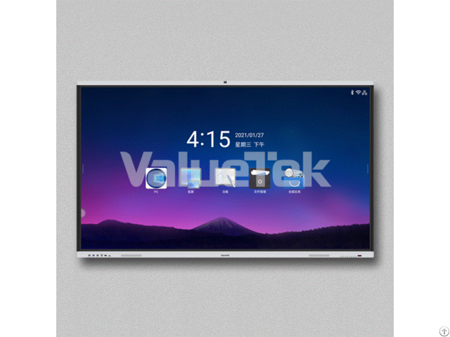 Valuetek X Series Interactive Displays Built In 8mp Camera And 6 Array Microphone