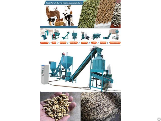 Industrial Livestock Feed Pellet Mill Production Machine On Sale