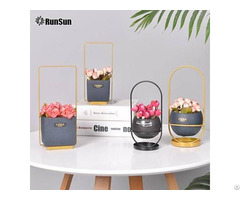 New Desktop Square Flower Pot Cement Succulent Plants