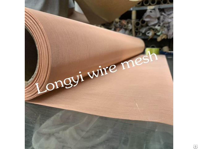 Red Copper Wire Screen 500 400 300 200 100 Mesh