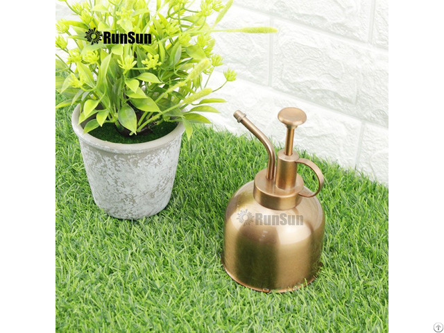 Metal Sprinkling Can Watering For Retro Rose Gold