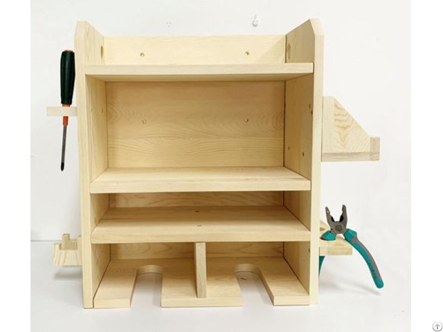 Durable Pine Wood Organizer Box