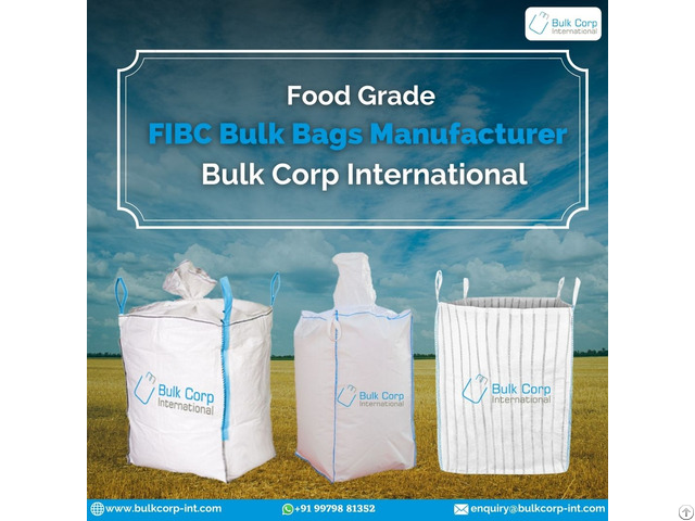 Food Grade Fibc Big Bags Manufacturer Bulk Corp International