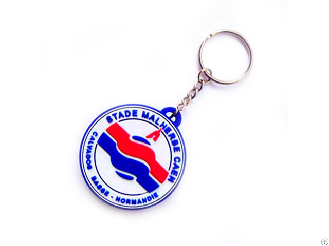 Custom Made Silicone Rubber Key Rings Soft Pvc