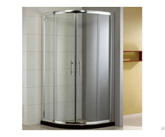 Custom Conner Curved Sliding Glass Quadrant Shower Enclosures