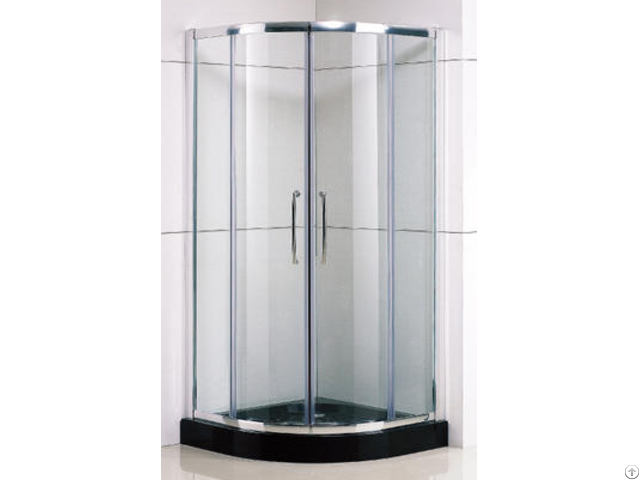 Custom Conner Framed Sliding Glass Quadrant Shower Enclosures