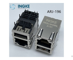 Arj 196 1 Port Rj45 With Usb Athrough Hole 10 100 1000 Base T