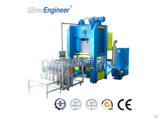 130t H Type Aluminum Foil Container Making Machine For Disposable