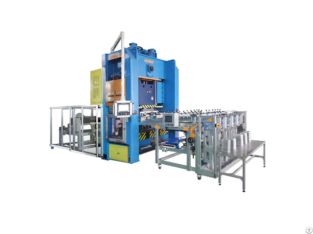 Automatic Aluminum Foil Container Press Machine With Auto Stacker Silverengineer Made