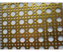 Perforated Copper Sheet