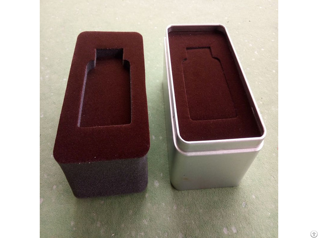Customized Sponge Flannel Jewelry Box Composite Lining