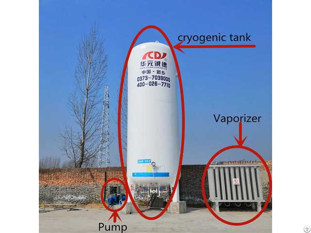 10m3 Liquid Oxygen Tanks Cryogenic Storage Tank Price For Cylinder Filling