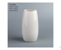 Wholesale White Ceramic Flower Pots Home Furnishing Desktop Decoration Crafts