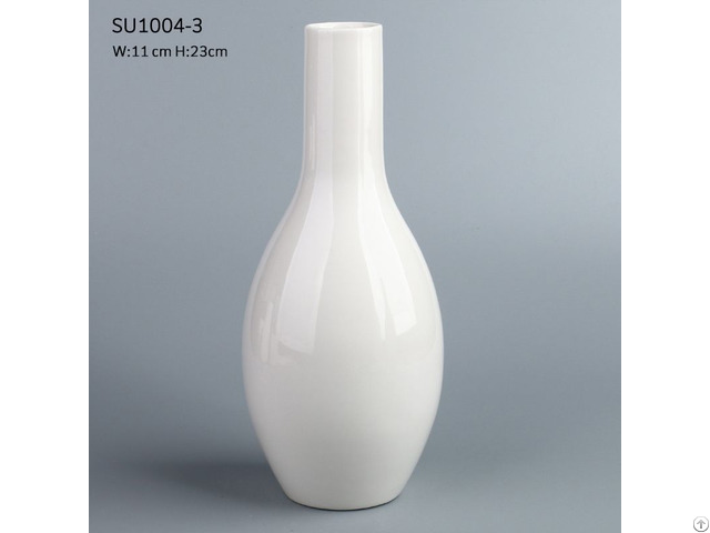 Wholesale White Ceramic Vase Home Desktop Decoration Crafts